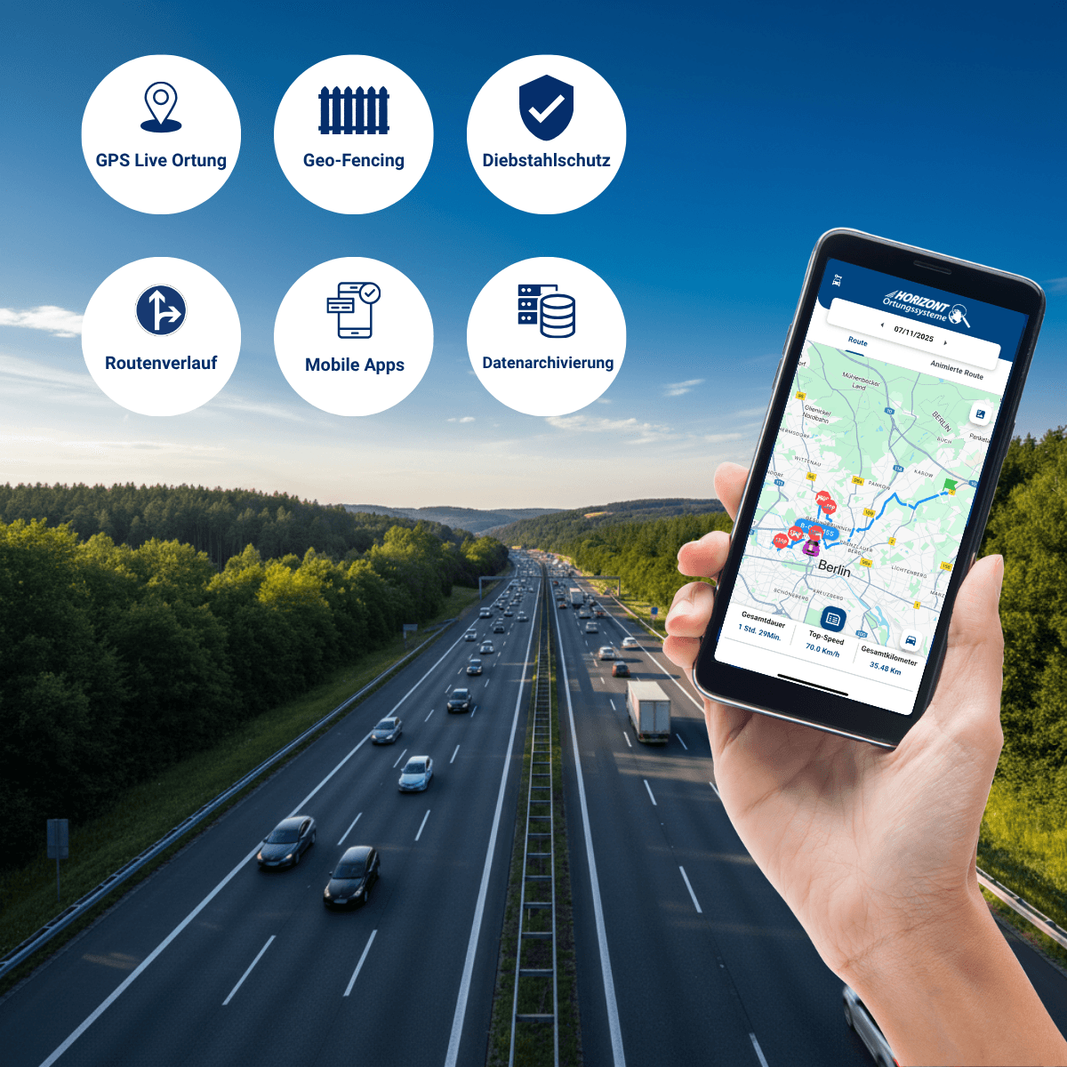 OBD GPS Tracker ohne Abo – 4G LTE Plug & Play | Queclink GV500CG - thumbnail 2