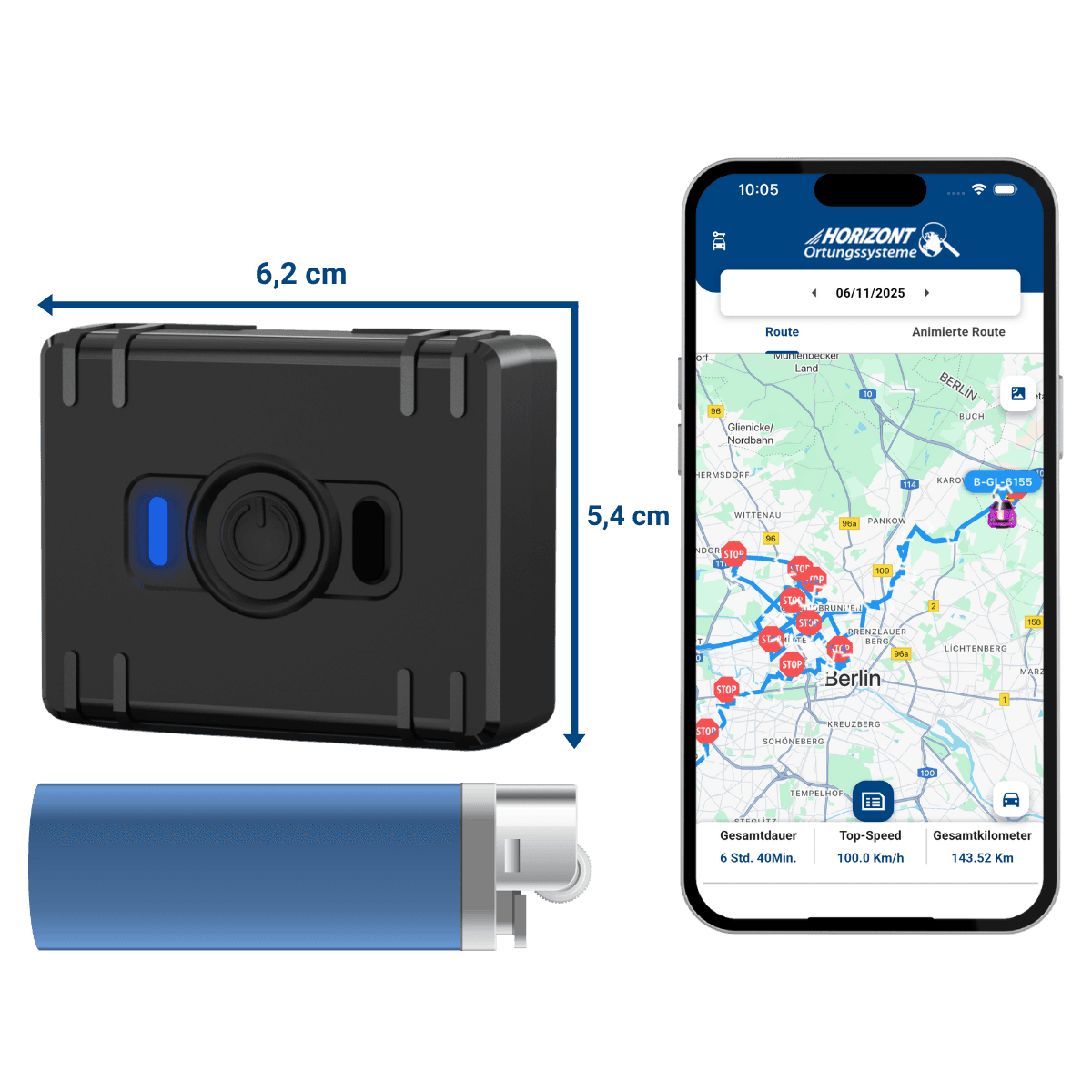 Mobile 4G GPS Tracker without Subscription – flexible & reliable - GPS Tracker für Fahrzeuge