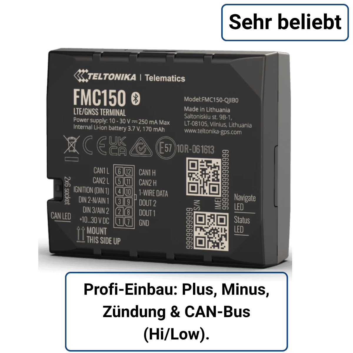 Exklusiv-Modell MAXI mit Tacho-Fernauslesen | Telematik für Flotten - resim 1