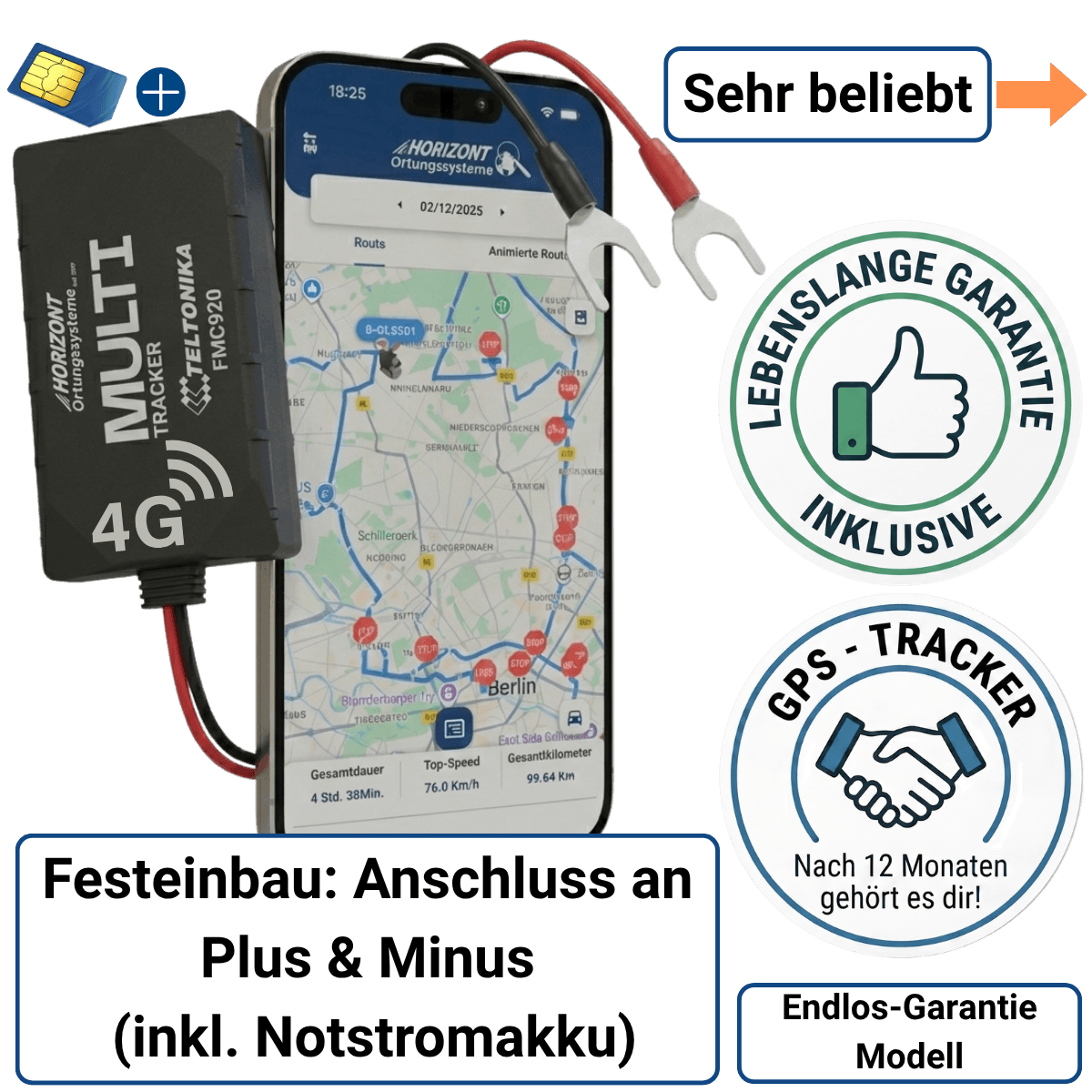 GPS Tracker Multi Model – 4G LTE für PKW, LKW & Transporter | Teltonika FMC920