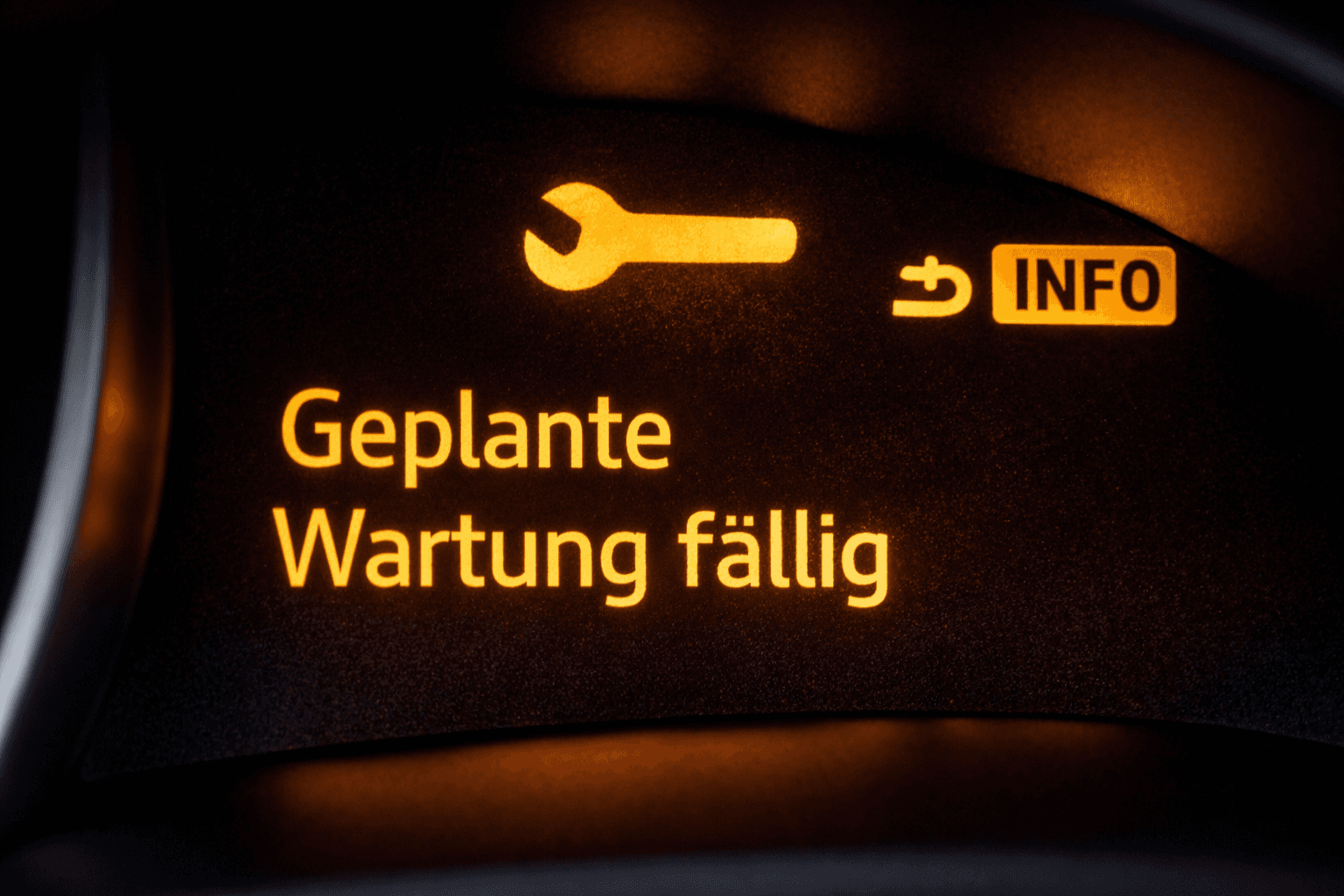 Alarm for Due Maintenance and Error Code Display