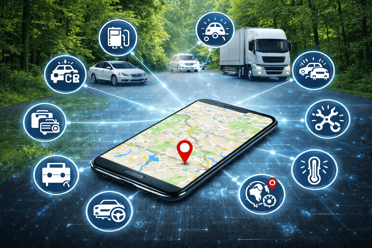 Fahrzeugortung App