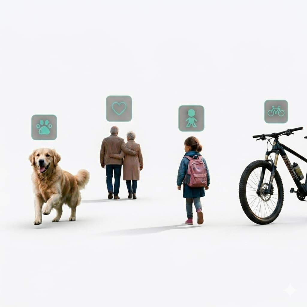 Mobile GPS tracking for people, pets and bicycles - resim 1